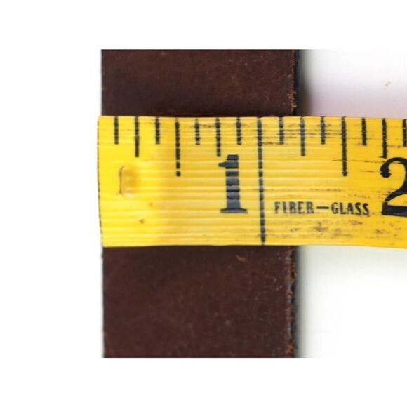 Levi's SADDLE BROWN REAL LEATHER 1 1/8"Wd CASUAL DRESS MEN'S BELT Sz 36/90 (15M - Picture 8 of 12